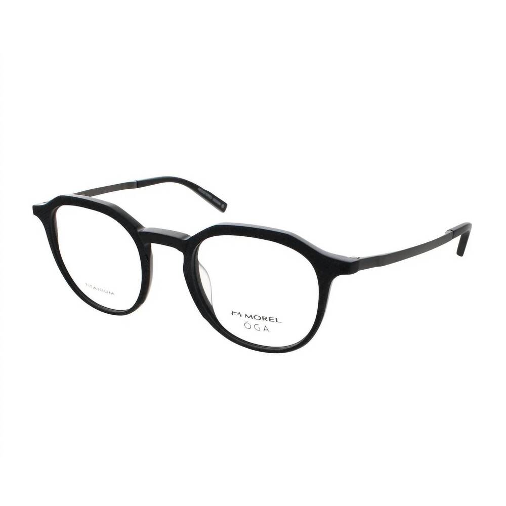NEW MOREL men's 101530 round eyeglasses in matte tortoise